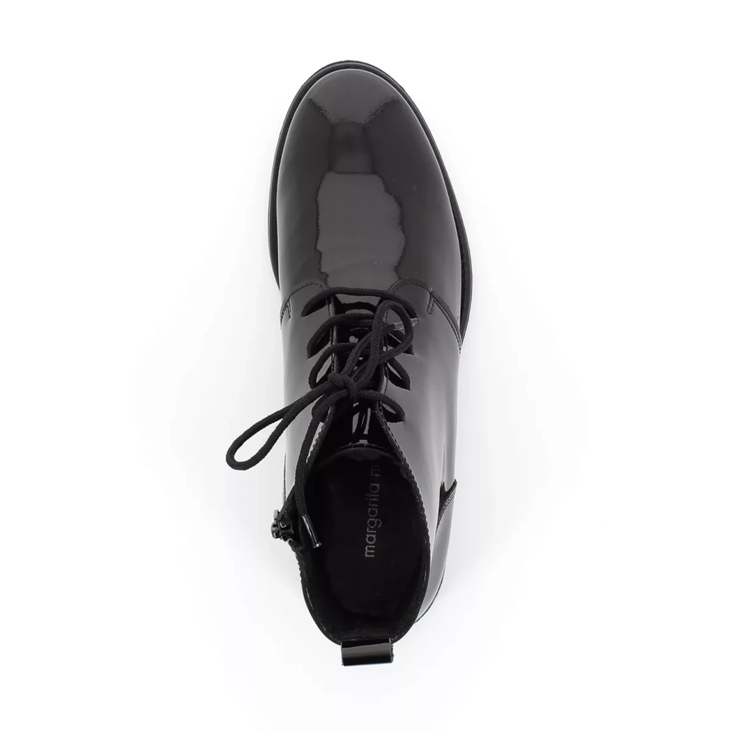 Image (6) de la chaussures margarita mariotti - Bottines Noir en Cuir vernis