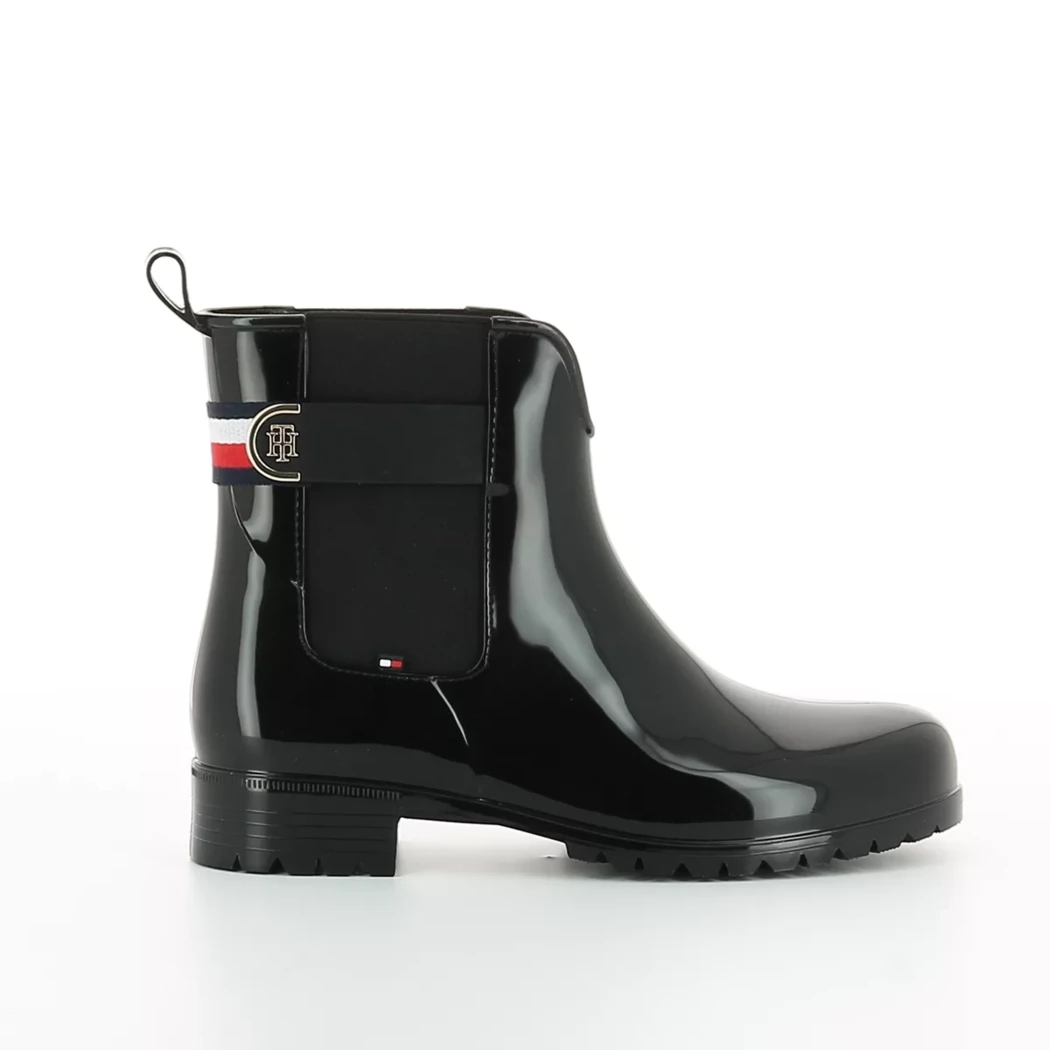 Image (2) de la chaussures Tommy Hilfiger - Boots Noir en Caoutchouc
