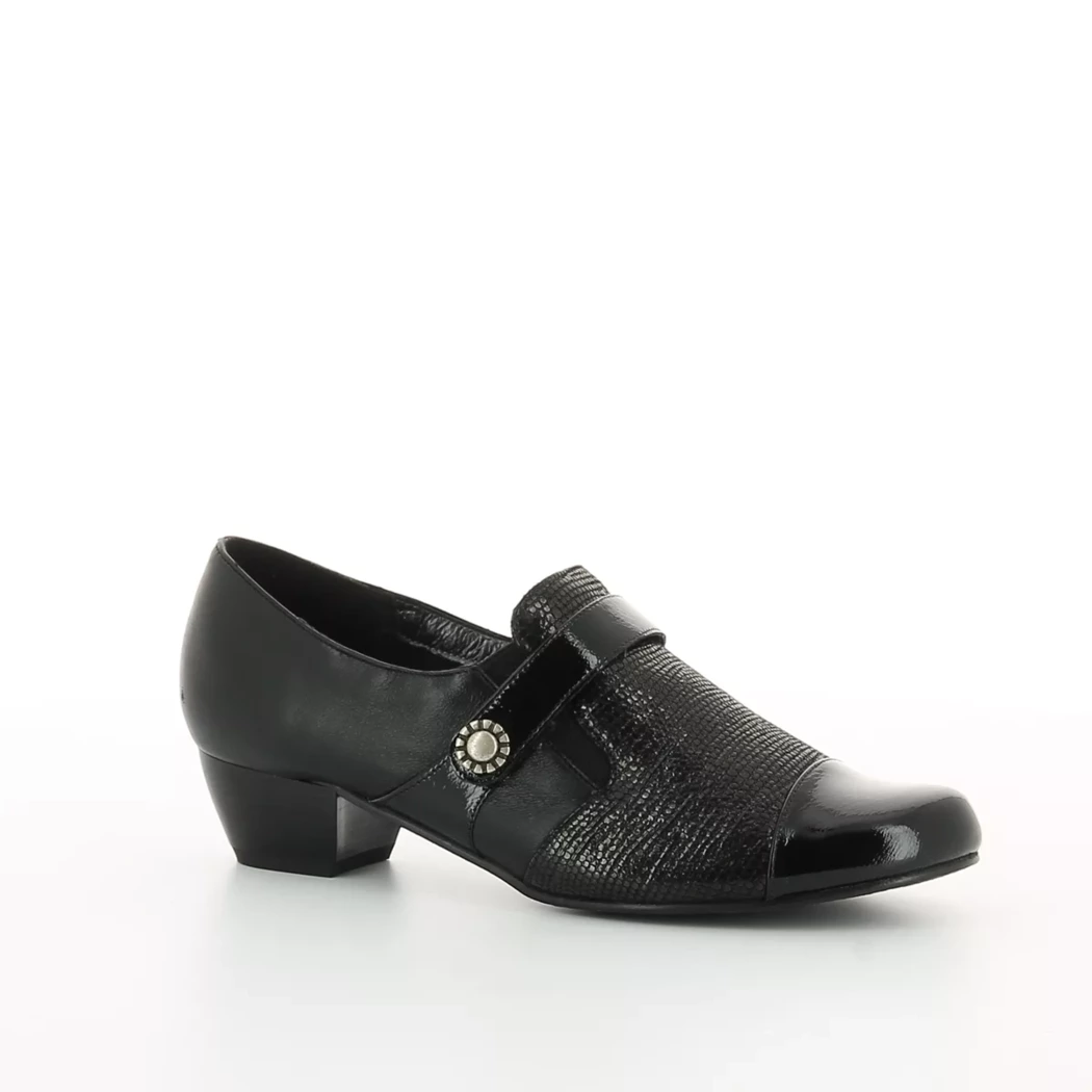 Image (1) de la chaussures Inea - Mocassins Noir en Cuir