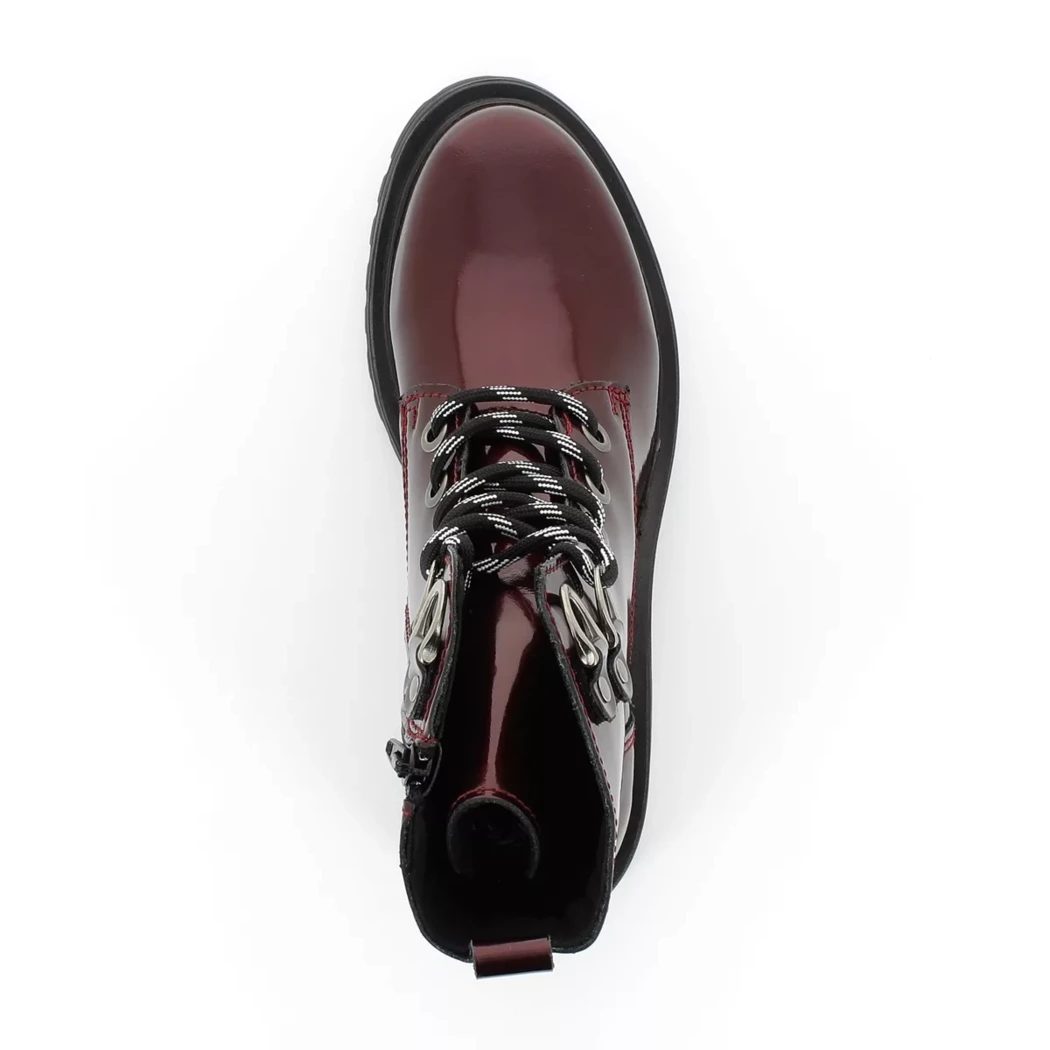 Image (6) de la chaussures Margarita mariotti - Bottines Bordeaux en Cuir vernis