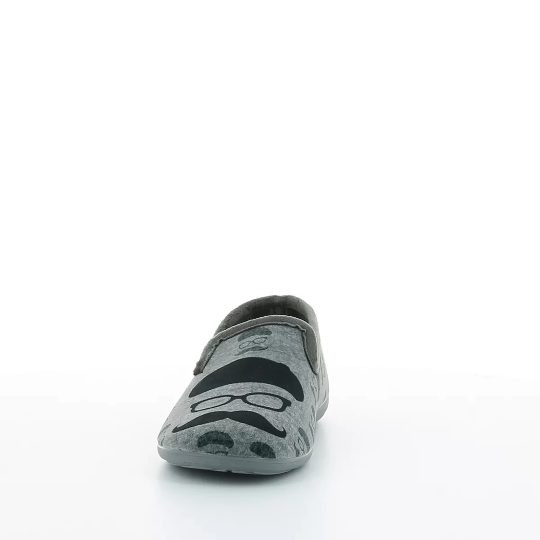 Image (5) de la chaussures La Maison de l'Espadrille - Pantoufles et Chaussons Gris en Textile