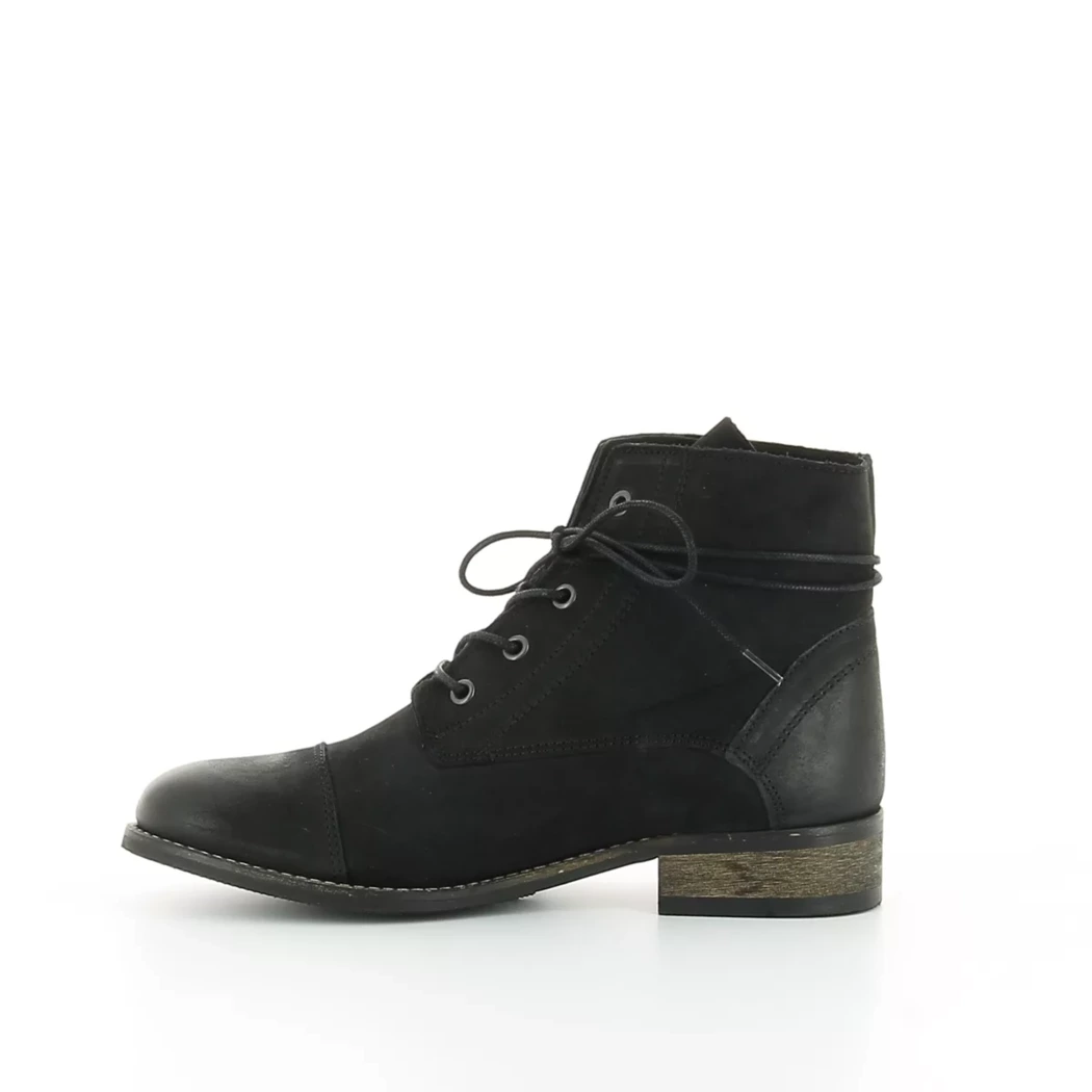 Image (4) de la chaussures PX - Bottines Noir en Cuir nubuck
