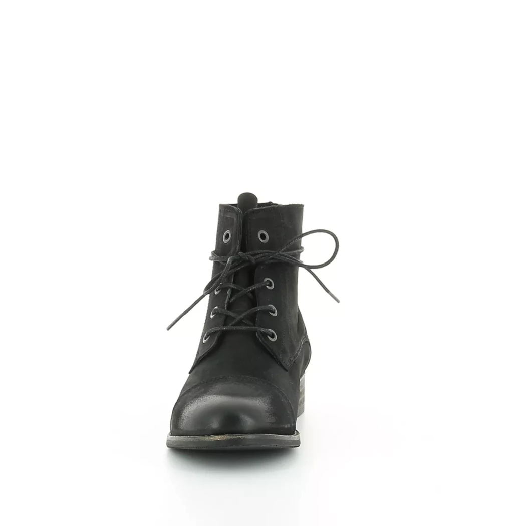 Image (5) de la chaussures PX - Bottines Noir en Cuir nubuck