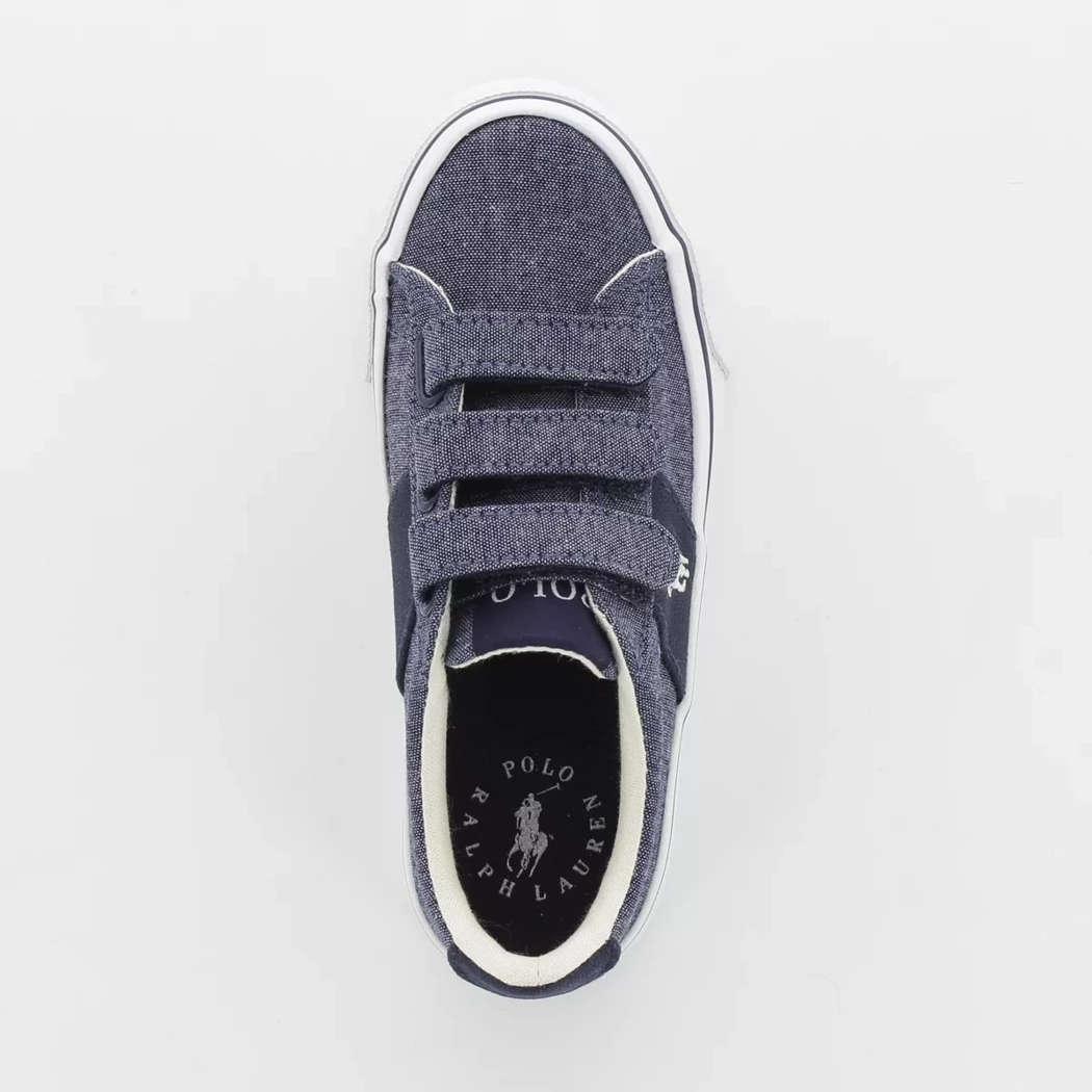 Image (6) de la chaussures Ralph Lauren - Chaussures à velcro Bleu en Textile