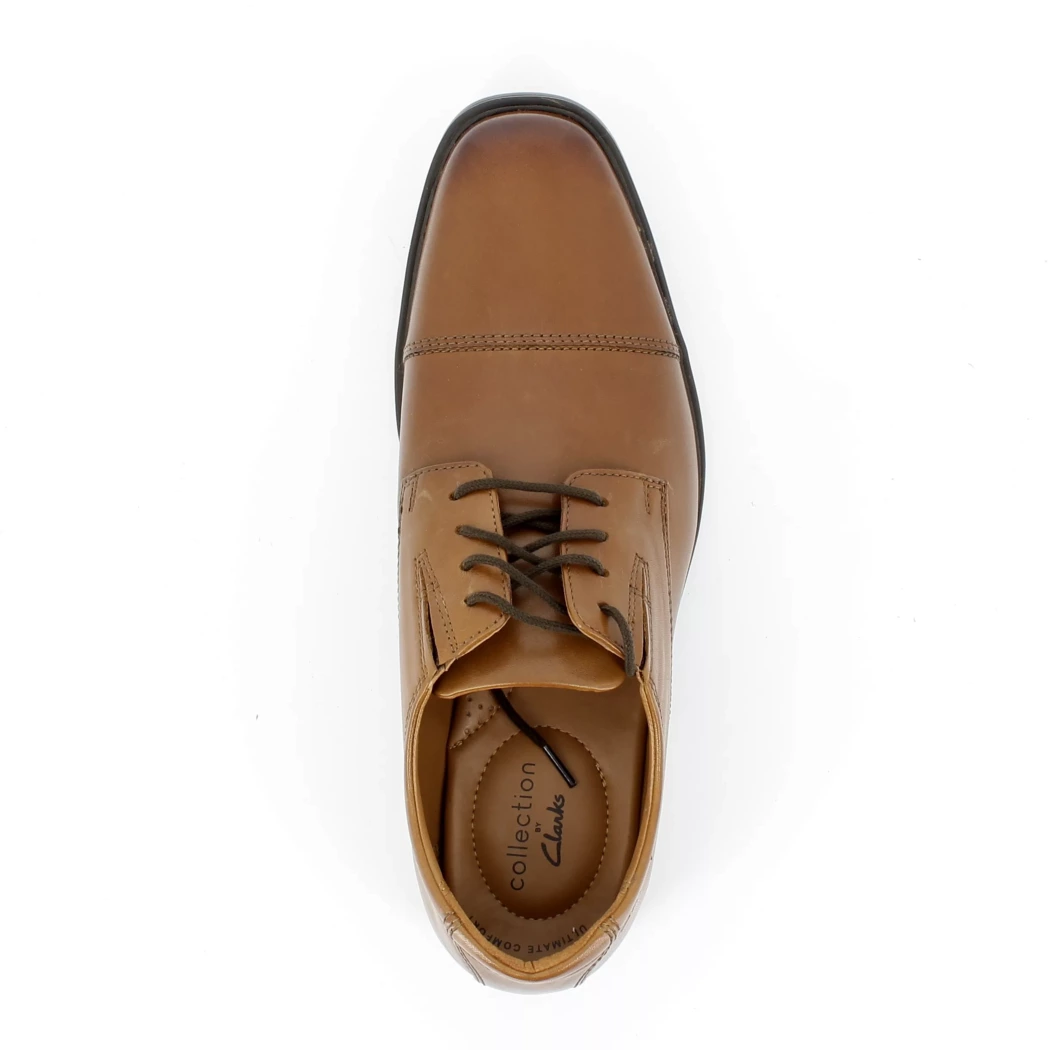 Image (6) de la chaussures Clarks - Chaussures à lacets Cuir naturel / Cognac en Cuir
