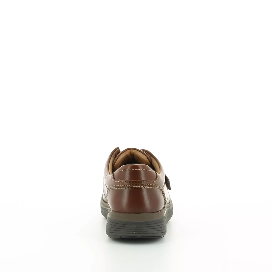 Image (3) de la chaussures Clarks - Chaussures à velcro Cuir naturel / Cognac en Cuir