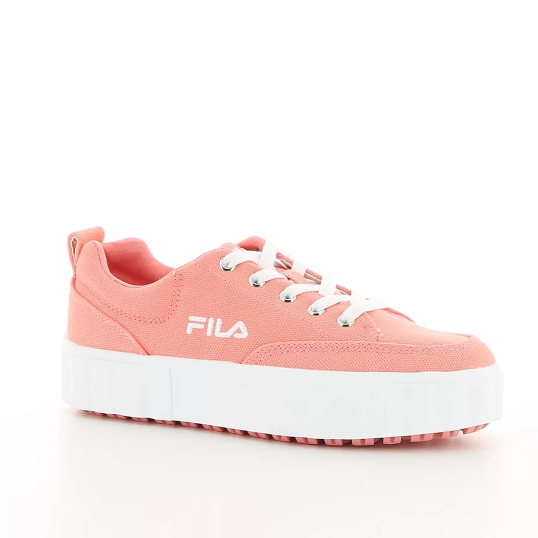 Image (1) de la chaussures Fila - Baskets Rouge en Textile