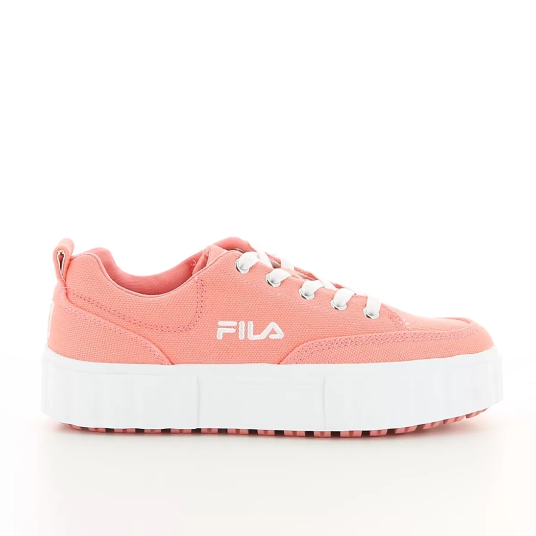 Image (2) de la chaussures Fila - Baskets Rouge en Textile
