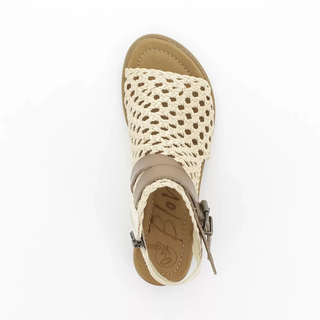 Image (6) de la chaussures Blowfish - Sandales et Nu-Pieds Or / Bronze / Platine en Cuir synthétique