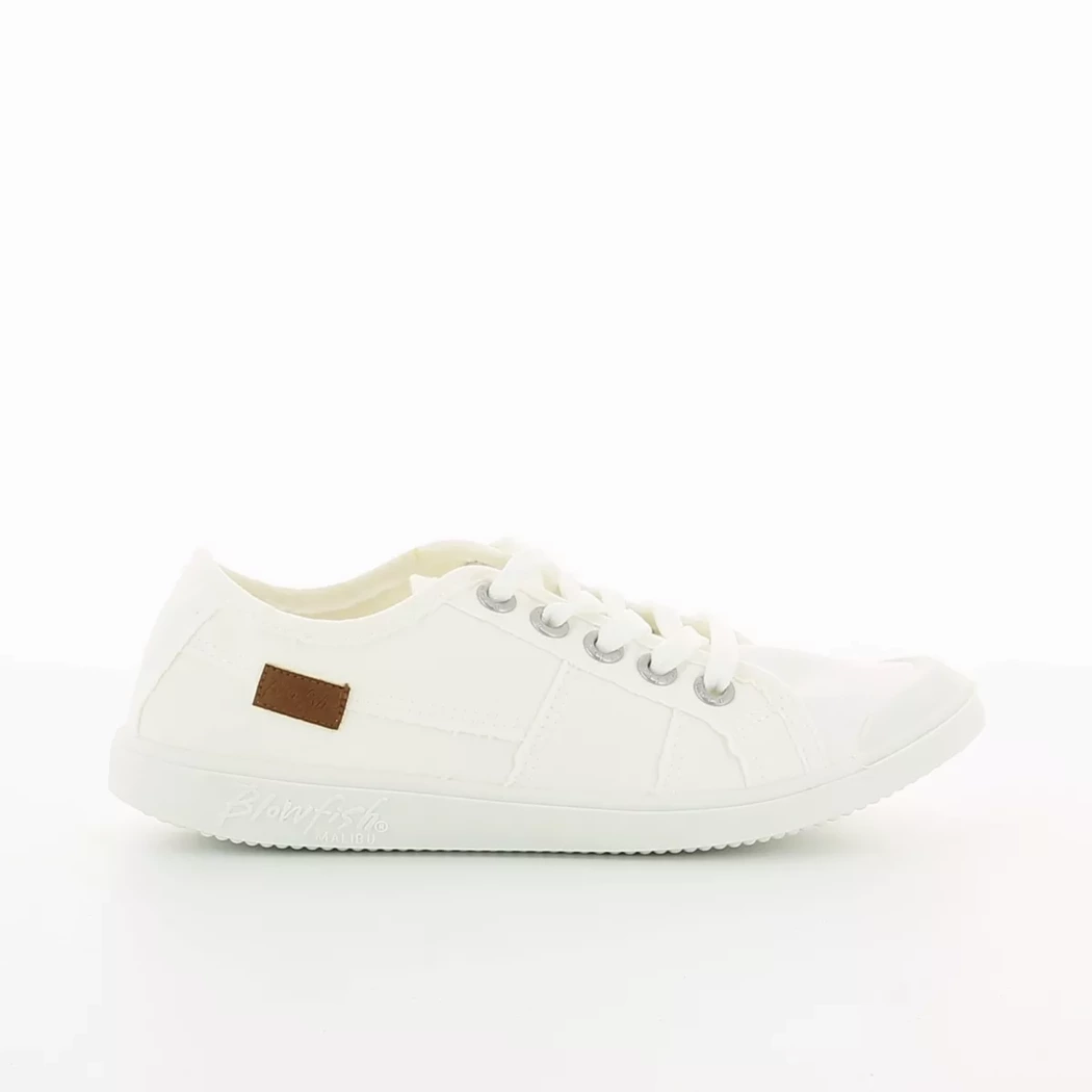 Image (2) de la chaussures Blowfish - Baskets Blanc en Textile