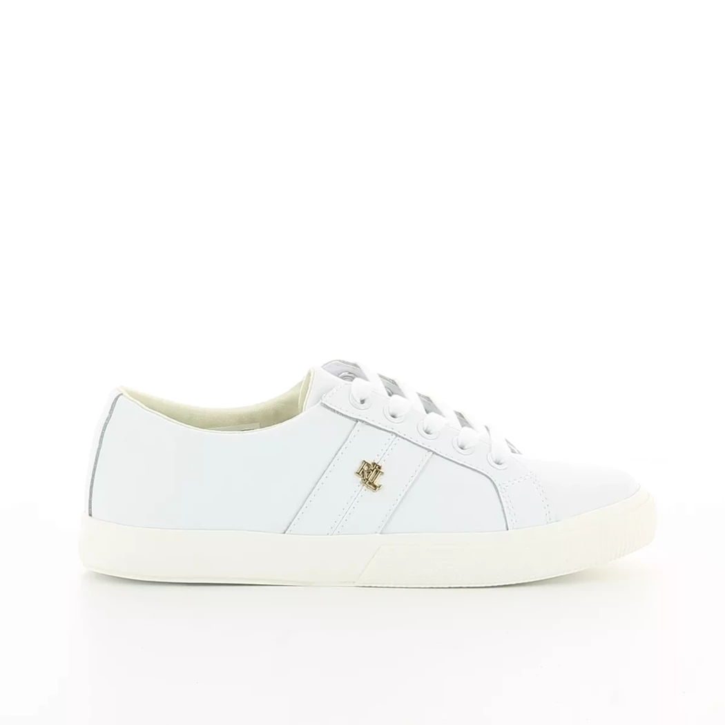 Image (2) de la chaussures Ralph Lauren - Baskets Blanc en Cuir synthétique