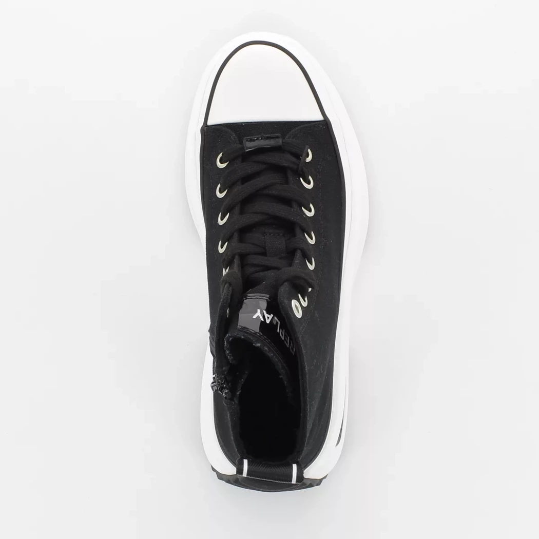Image (6) de la chaussures Replay - Baskets Noir en Textile