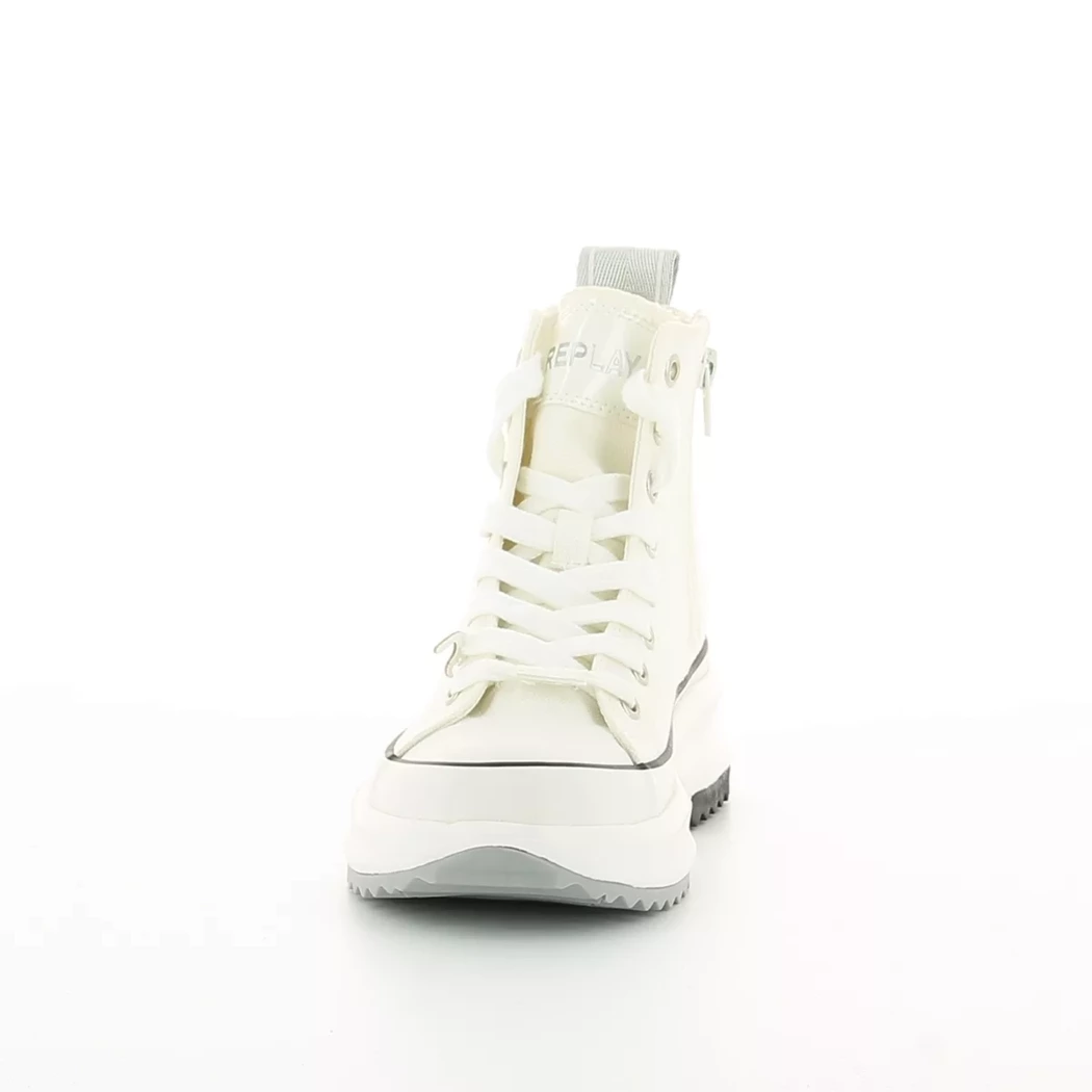 Image (5) de la chaussures Replay - Baskets Blanc en Textile
