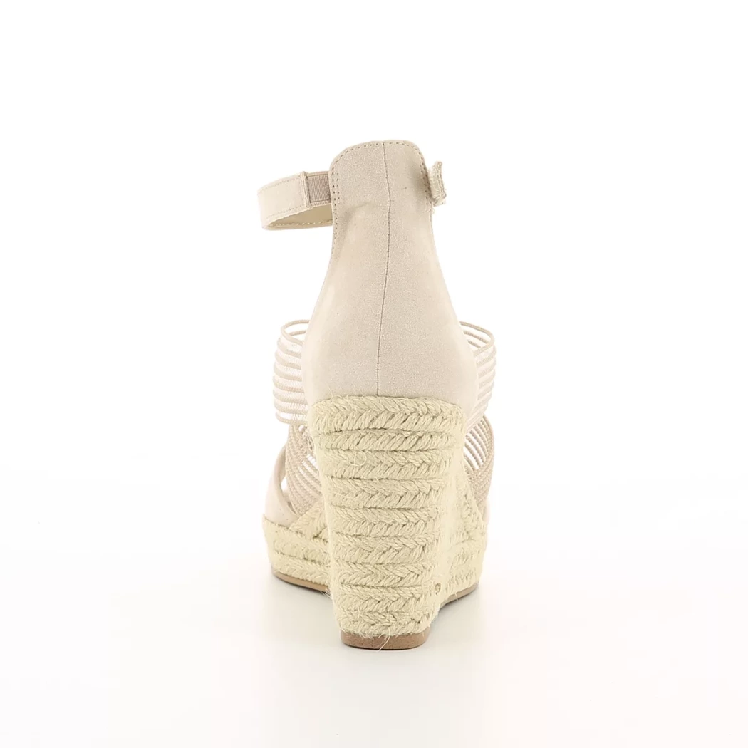 Image (3) de la chaussures Tamaris - Sandales et Nu-Pieds Beige en Cuir synthétique