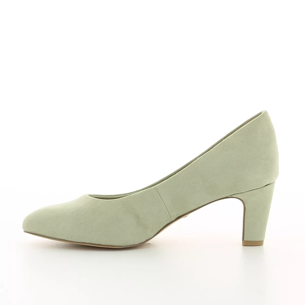 Image (4) de la chaussures Tamaris - Escarpins Vert en Cuir synthétique