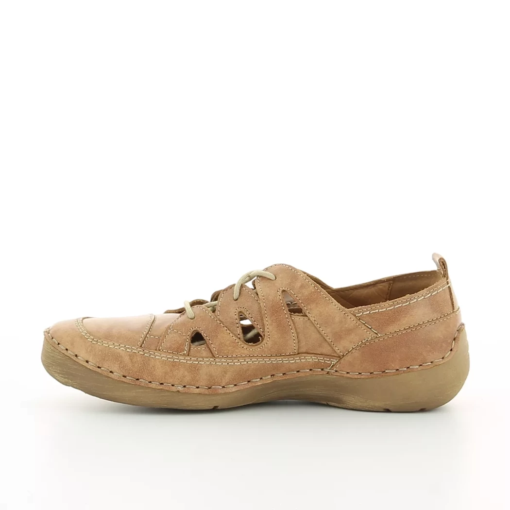 Image (4) de la chaussures Josef Seibel - Chaussures à lacets Cuir naturel / Cognac en Cuir