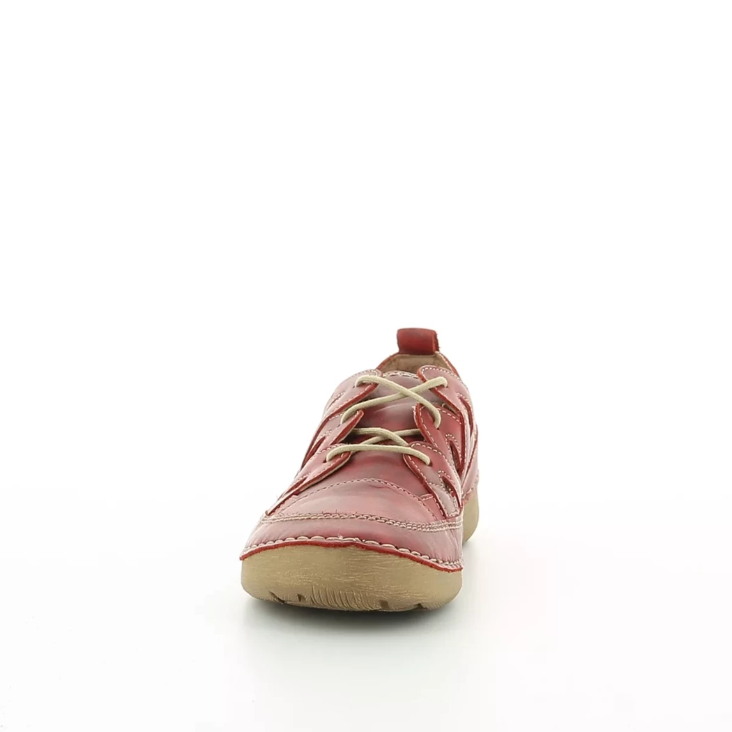 Image (5) de la chaussures Josef Seibel - Chaussures à lacets Rouge en Cuir
