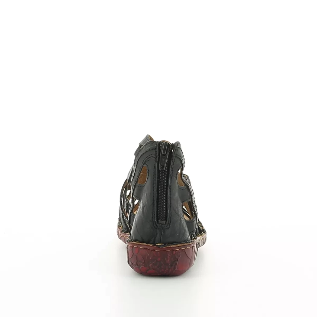 Image (3) de la chaussures Josef Seibel - Sandales et Nu-Pieds Noir en Cuir