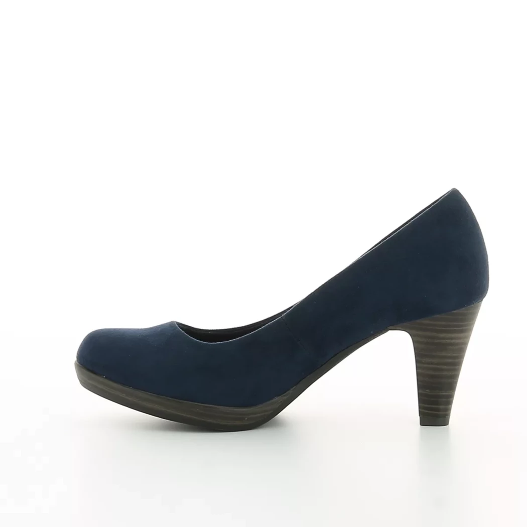 Image (4) de la chaussures Marco Tozzi - Escarpins Bleu en Cuir synthétique