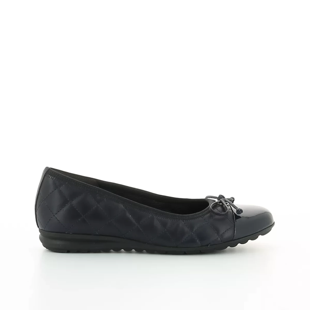 Image (2) de la chaussures Gabor - Ballerines Bleu en Cuir