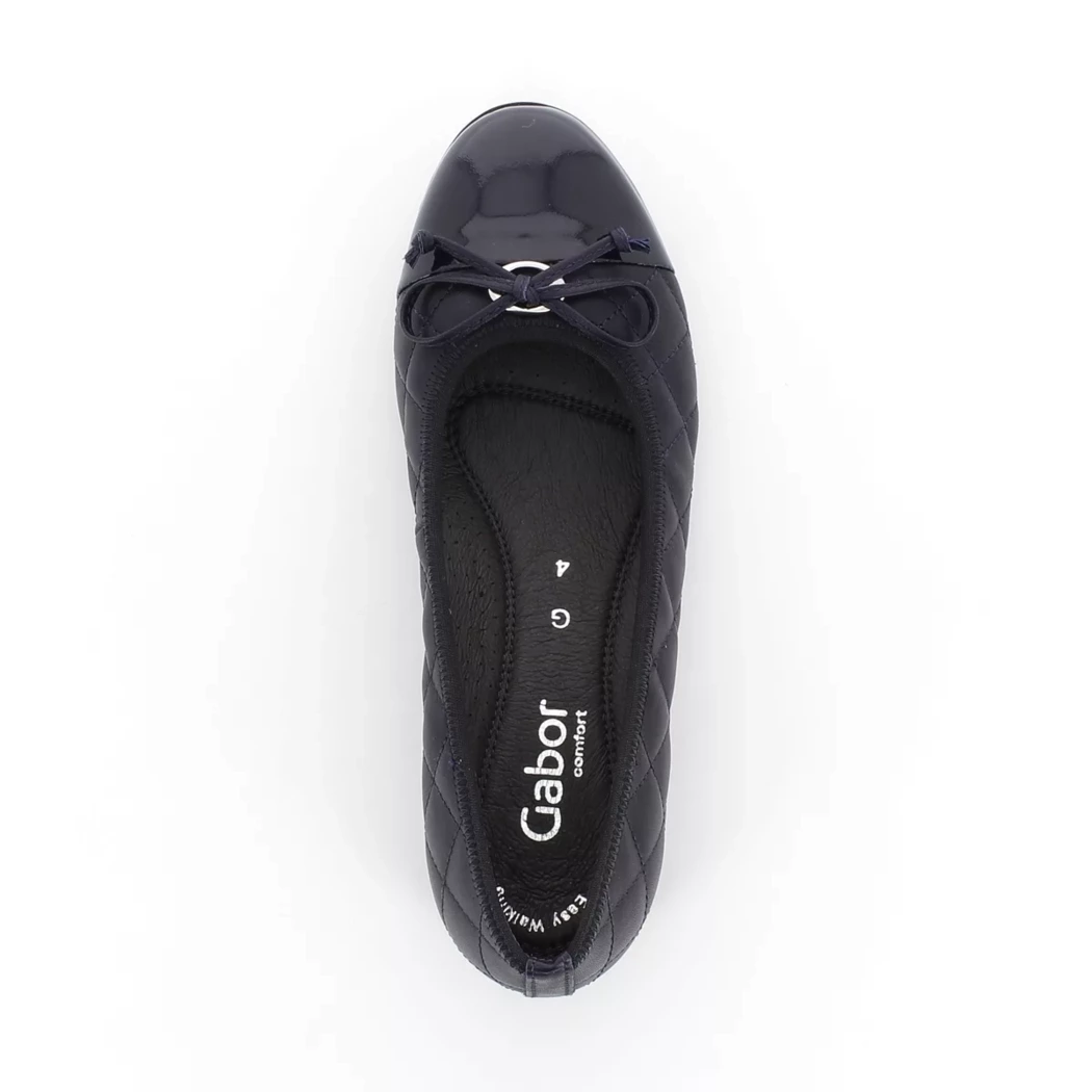Image (6) de la chaussures Gabor - Ballerines Bleu en Cuir