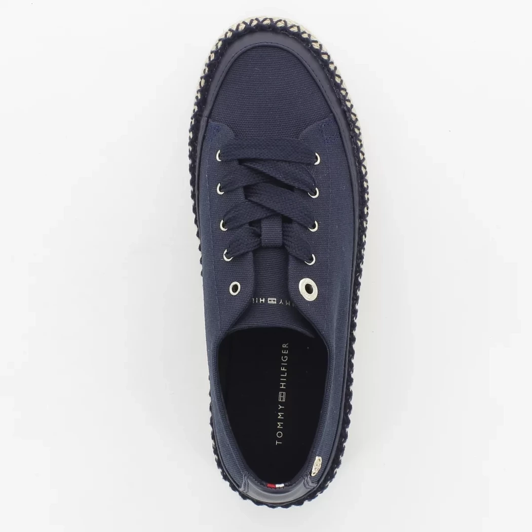 Image (6) de la chaussures Tommy Hilfiger - Chaussures à lacets Bleu en Textile