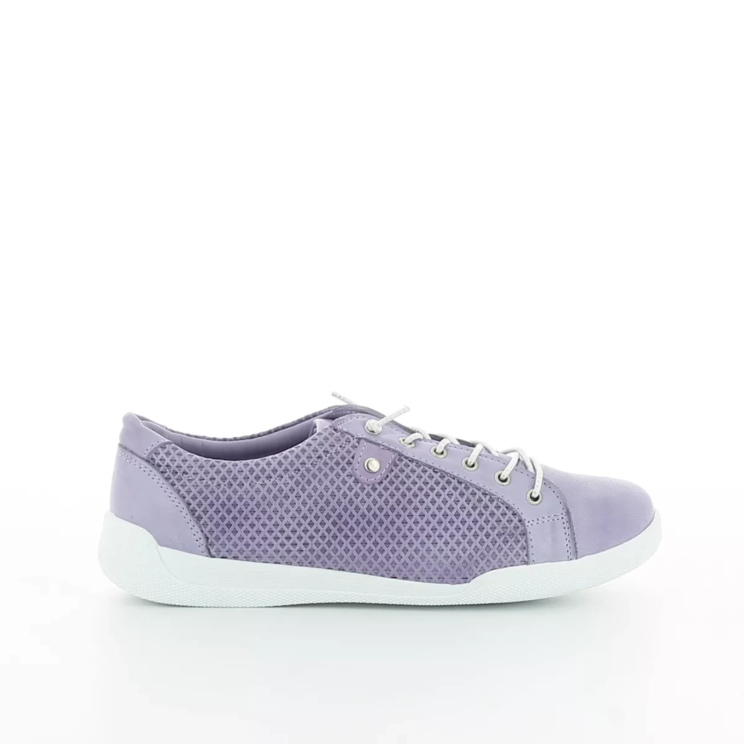 Image (2) de la chaussures Andrea Conti - Chaussures à lacets Violet / Lilas en Cuir