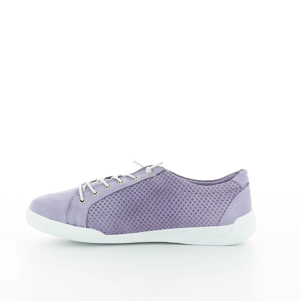Image (4) de la chaussures Andrea Conti - Chaussures à lacets Violet / Lilas en Cuir