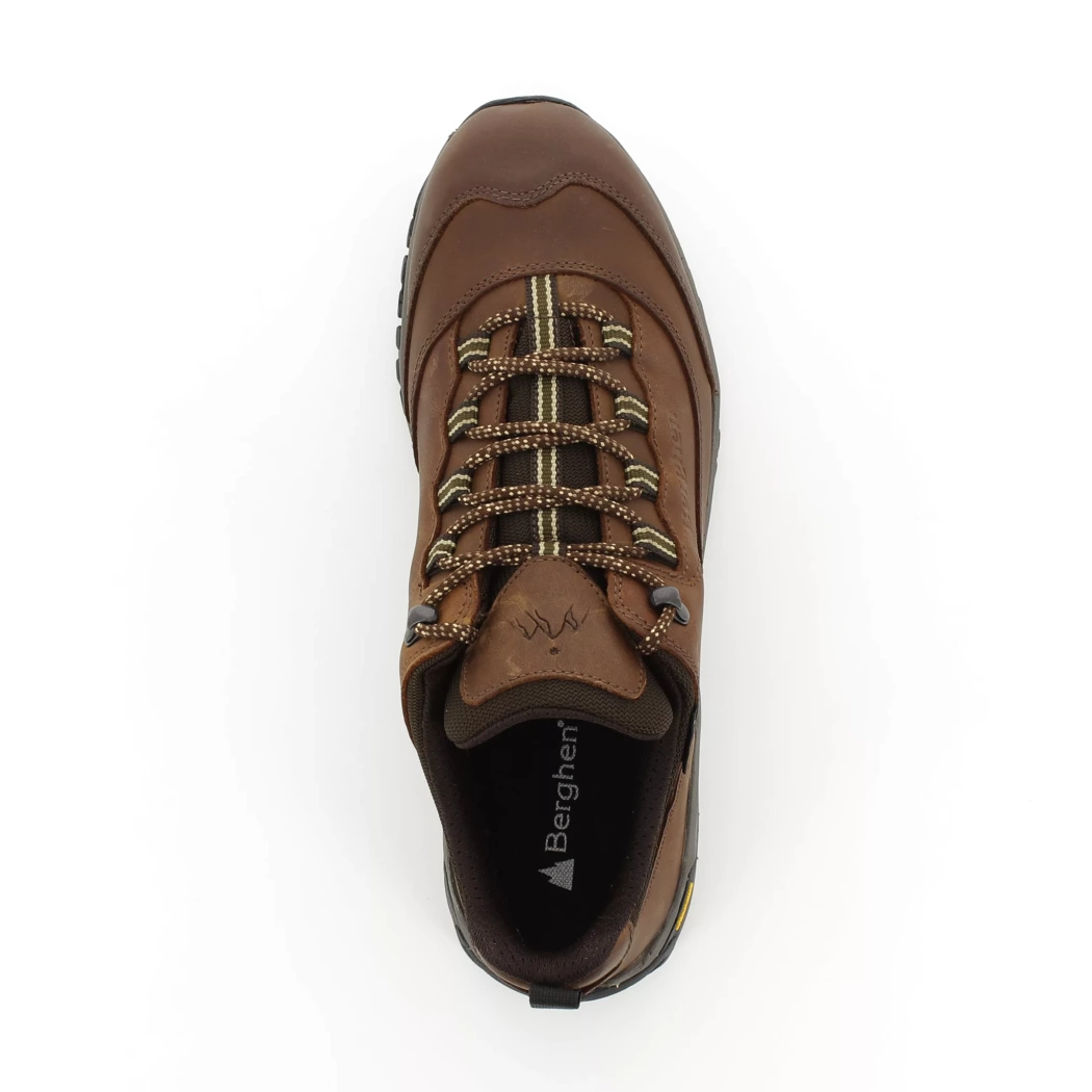 Image (6) de la chaussures Berghen - Chaussures à lacets Marron en Cuir