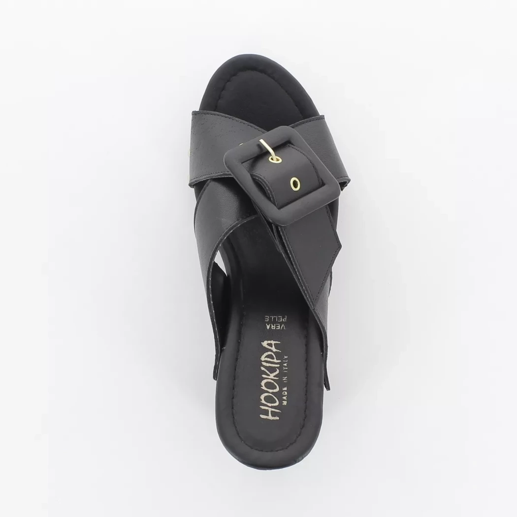 Image (6) de la chaussures Hookipa - Mules et Sabots Noir en Cuir