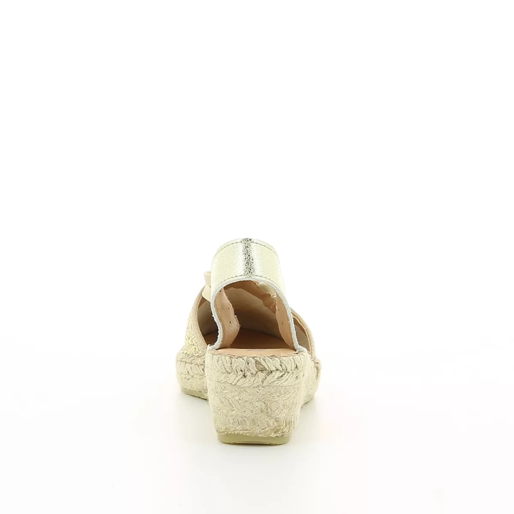 Image (3) de la chaussures Ctwlk - Escarpins Or / Bronze / Platine en Textile