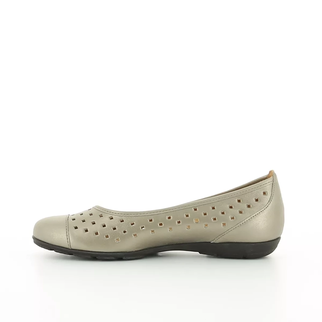 Image (4) de la chaussures Gabor - Ballerines Or / Bronze / Platine en Cuir