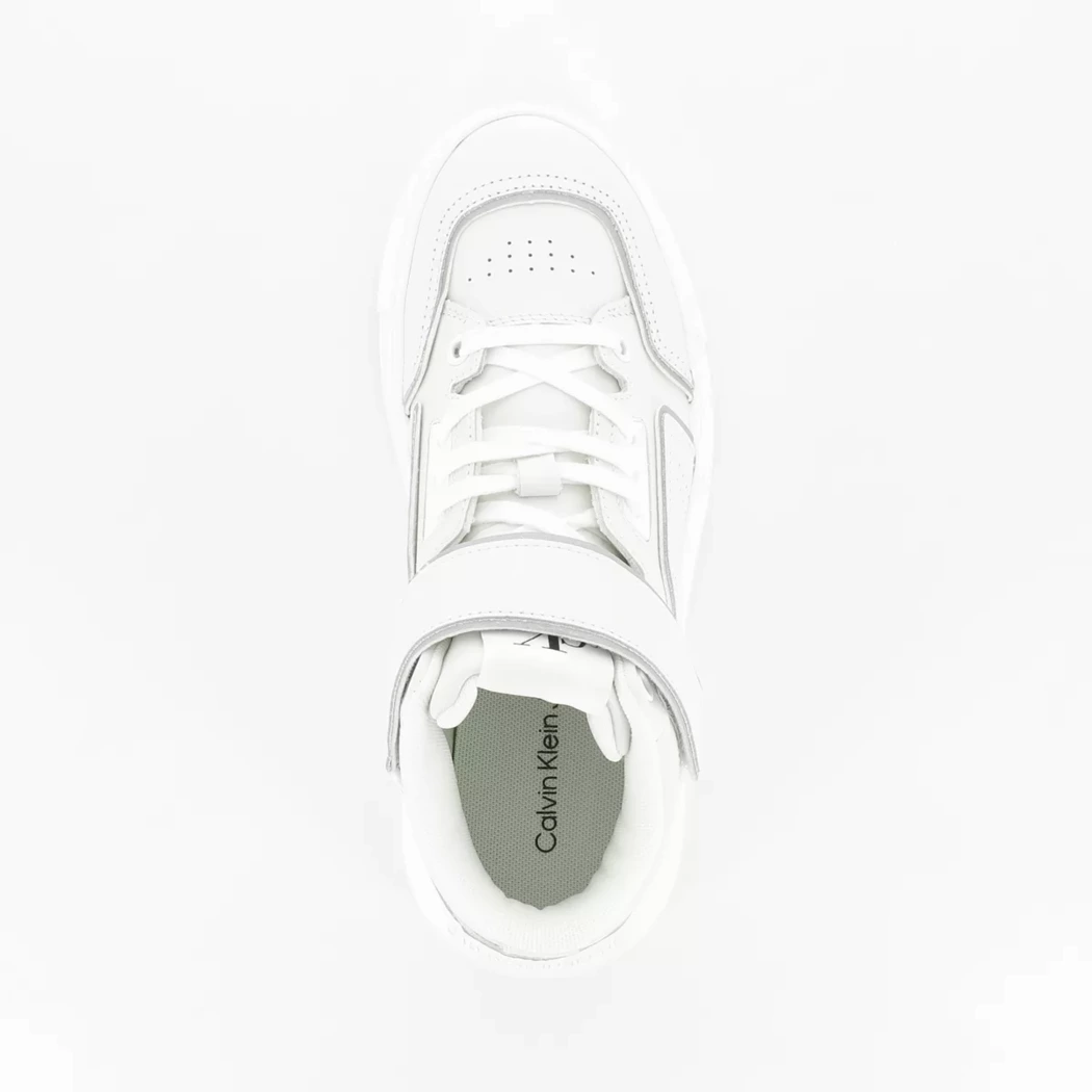 Image (6) de la chaussures Calvin Klein - Baskets Blanc en Cuir