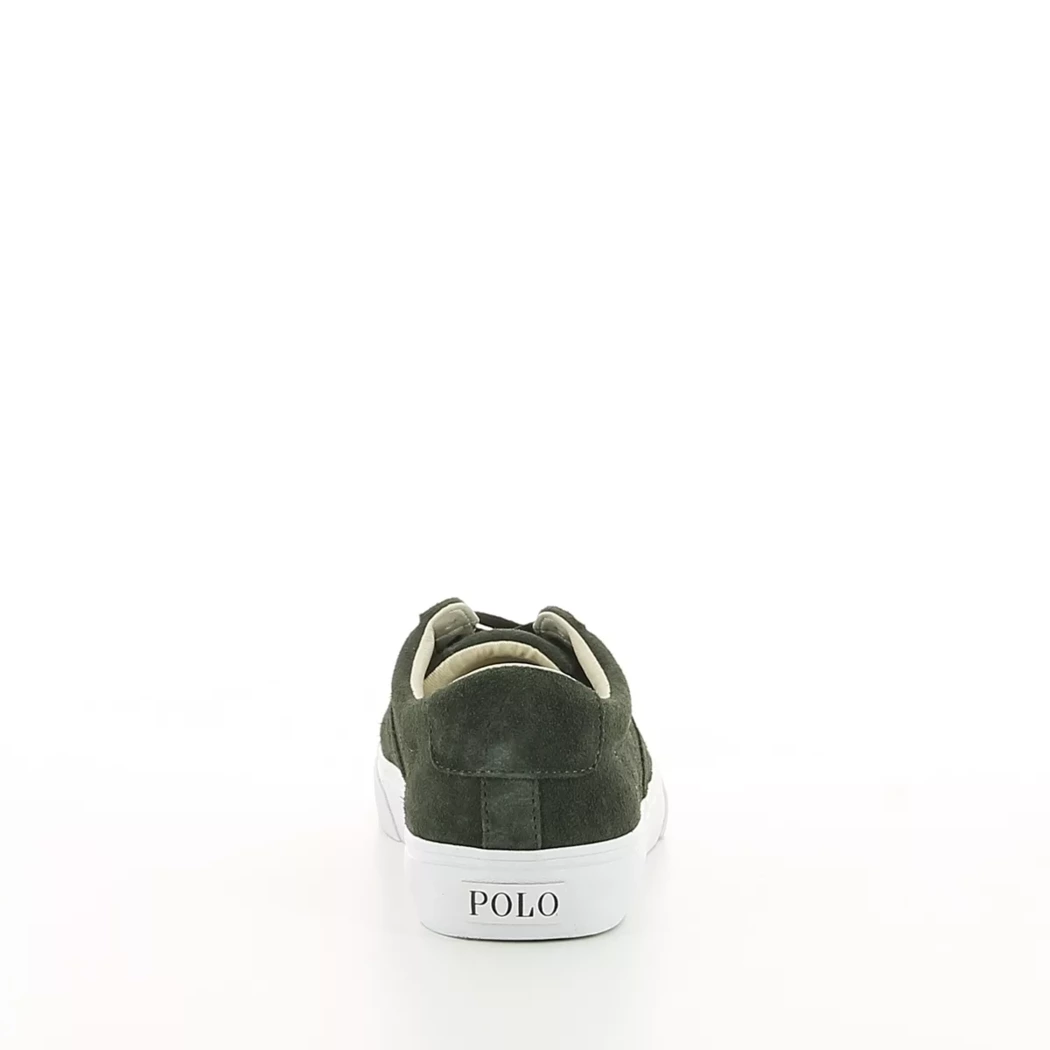 Image (3) de la chaussures Ralph Lauren - Baskets Vert en Cuir nubuck