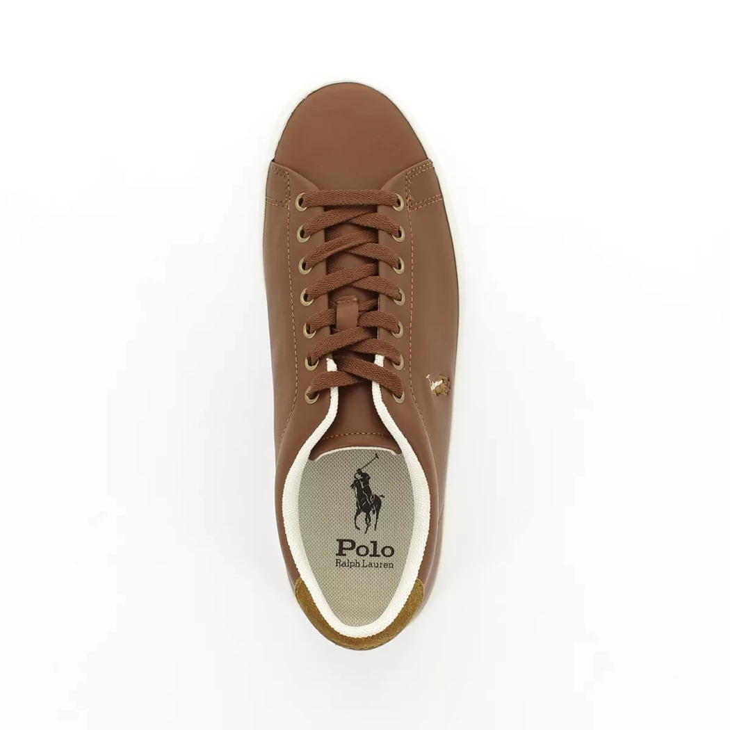 Image (6) de la chaussures Ralph Lauren - Baskets Cuir naturel / Cognac en Cuir
