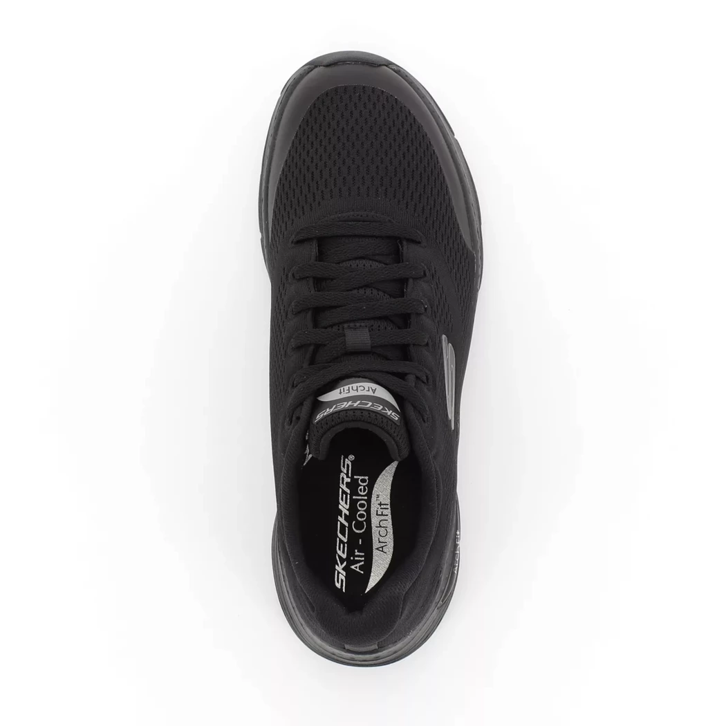 Image (6) de la chaussures Skechers - Baskets Noir en Textile