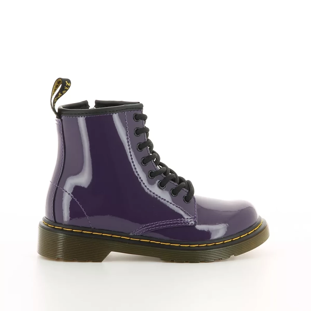 Image (2) de la chaussures Dr. Martens - Bottines Violet / Lilas en Cuir vernis