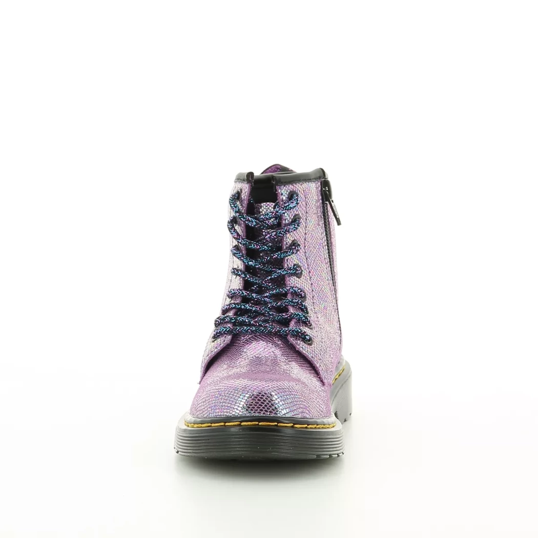 Image (5) de la chaussures Dr. Martens - Bottines Violet / Lilas en Cuir