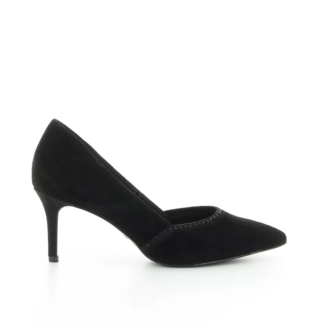 Image (2) de la chaussures Tamaris - Escarpins Noir en Cuir nubuck