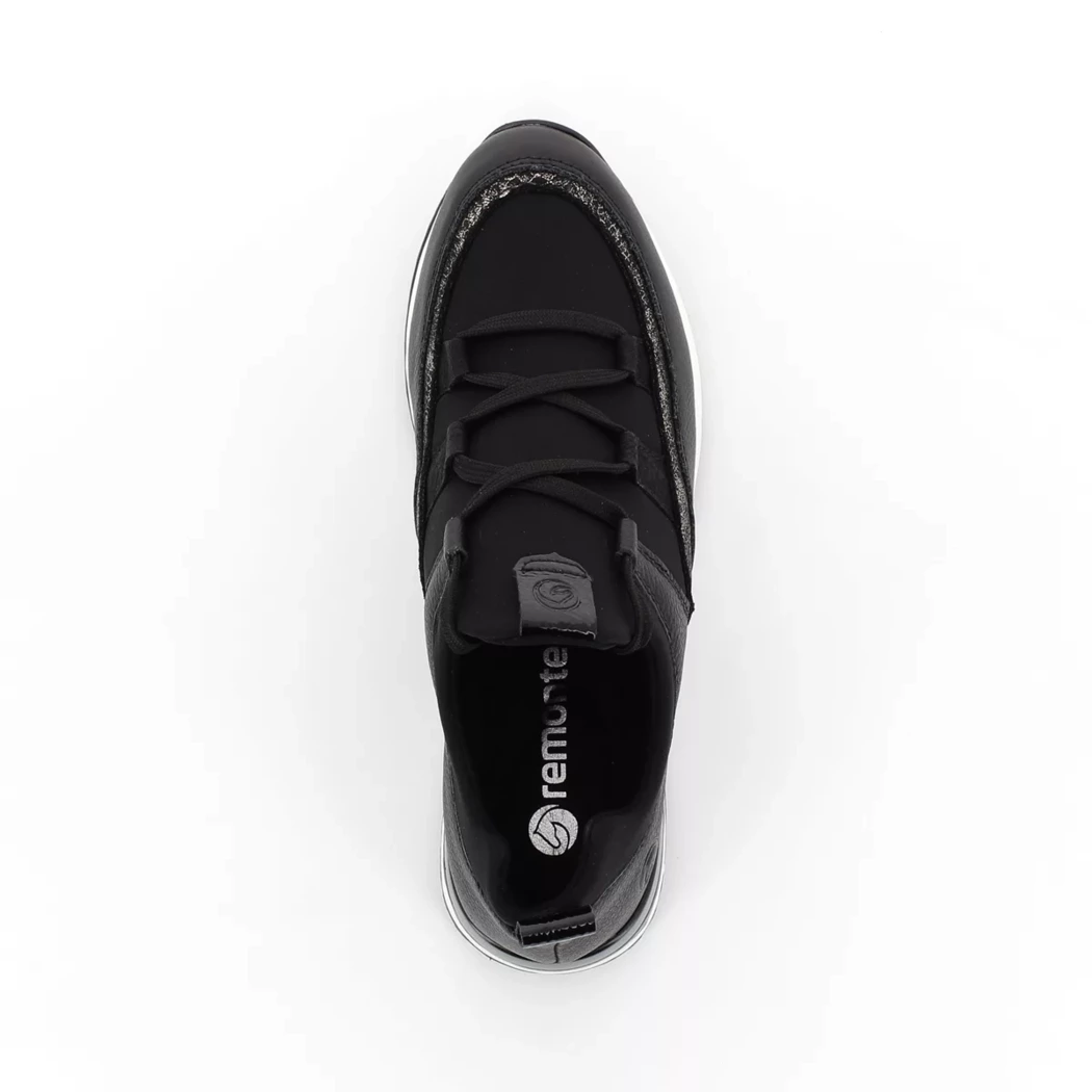 Image (6) de la chaussures Remonte - Baskets Noir en Cuir et textile