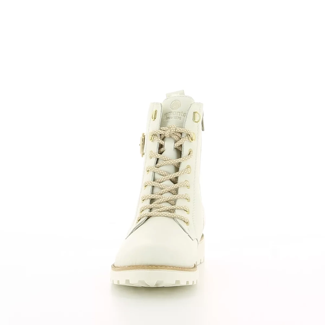 Image (5) de la chaussures Remonte - Bottines Blanc en Cuir