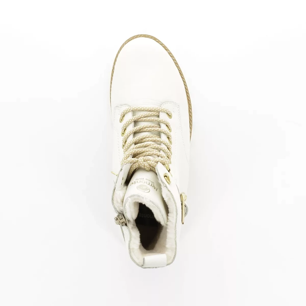 Image (6) de la chaussures Remonte - Bottines Blanc en Cuir