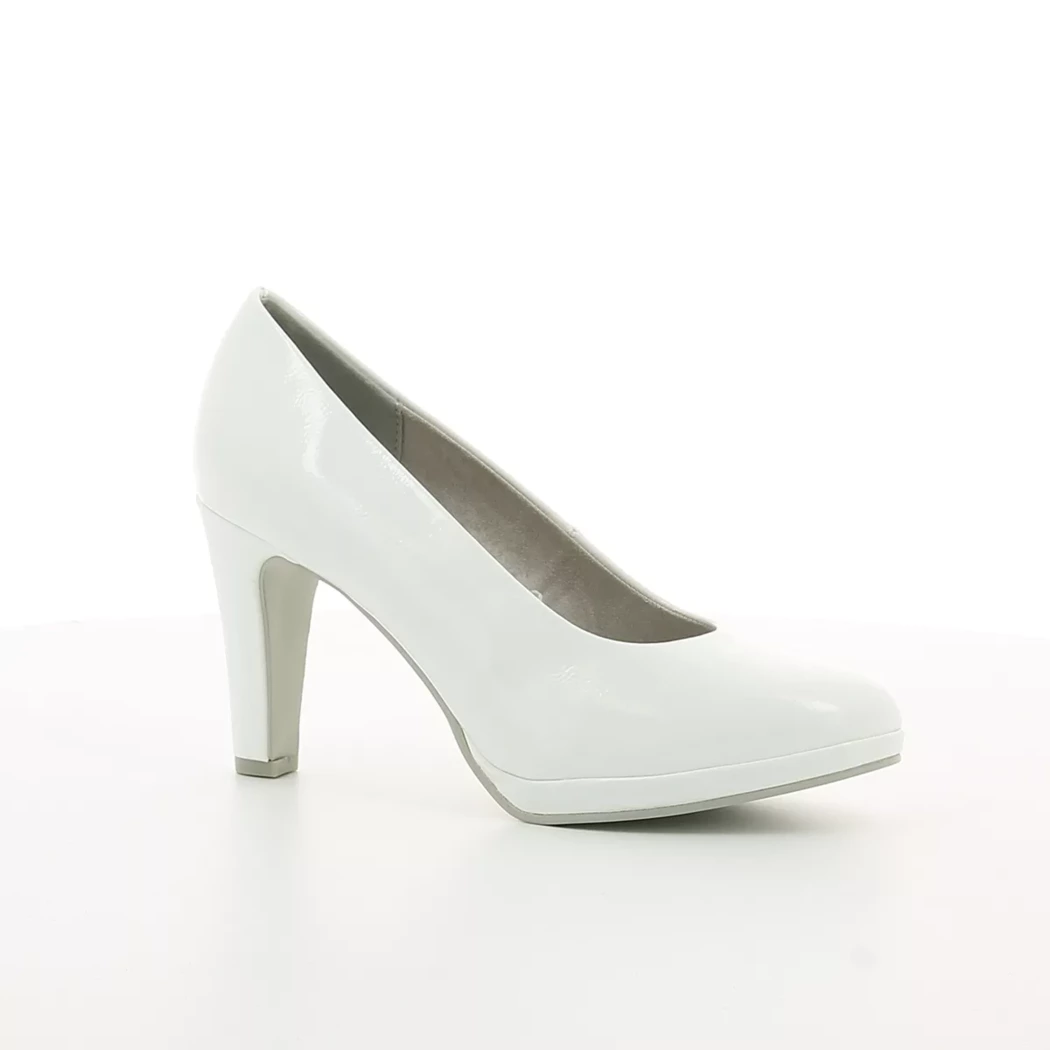 Image (1) de la chaussures Marco Tozzi - Escarpins Blanc en Cuir synthétique