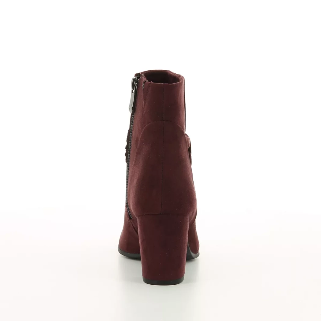 Image (3) de la chaussures Marco Tozzi - Boots Bordeaux en Cuir synthétique