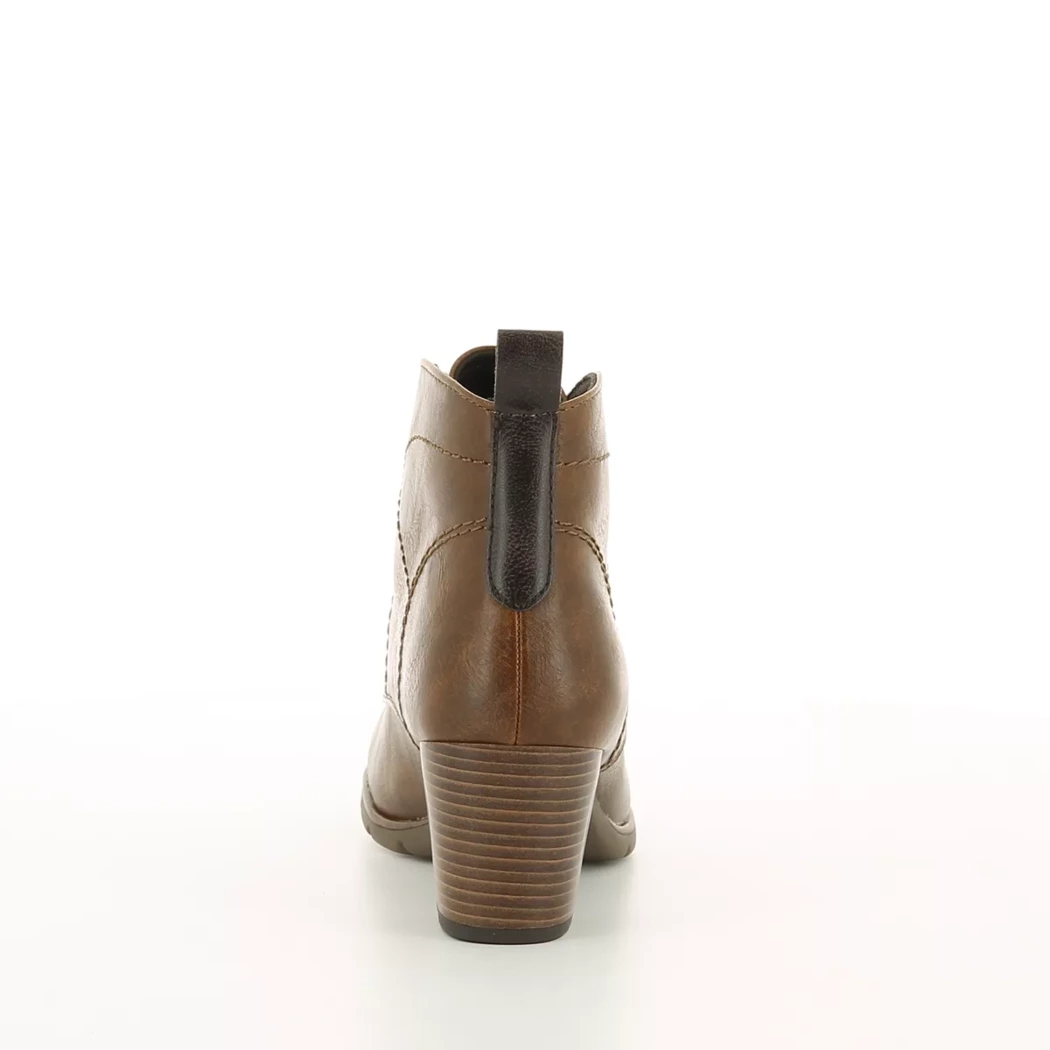 Image (3) de la chaussures Marco Tozzi - Bottines Cuir naturel / Cognac en Cuir synthétique