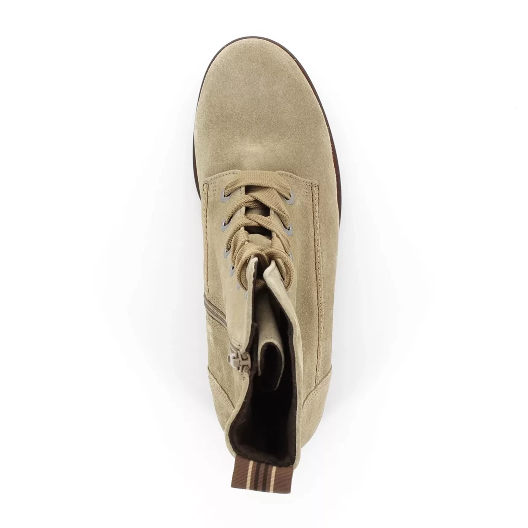 Image (6) de la chaussures Gabor - Bottines Beige en Cuir nubuck