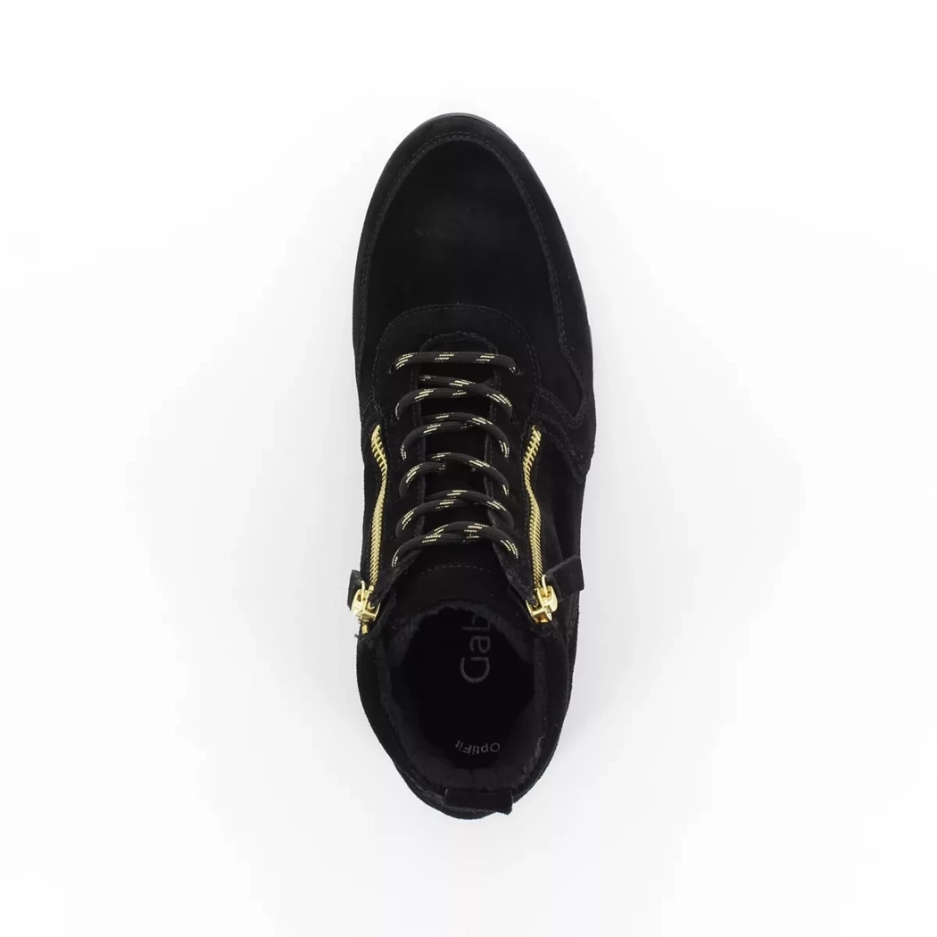 Image (6) de la chaussures Gabor - Bottines Noir en Cuir nubuck