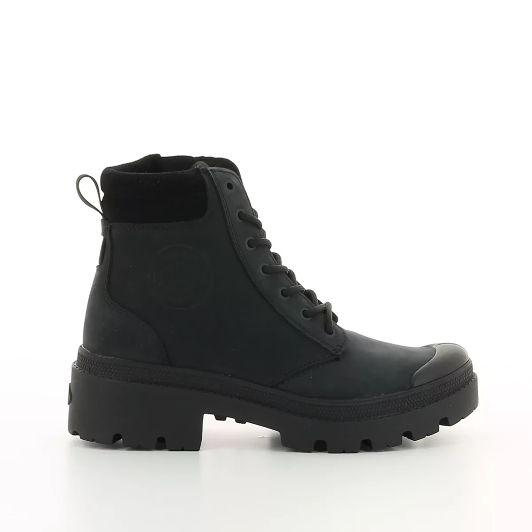 Image (2) de la chaussures Palladium - Bottines Noir en Cuir nubuck