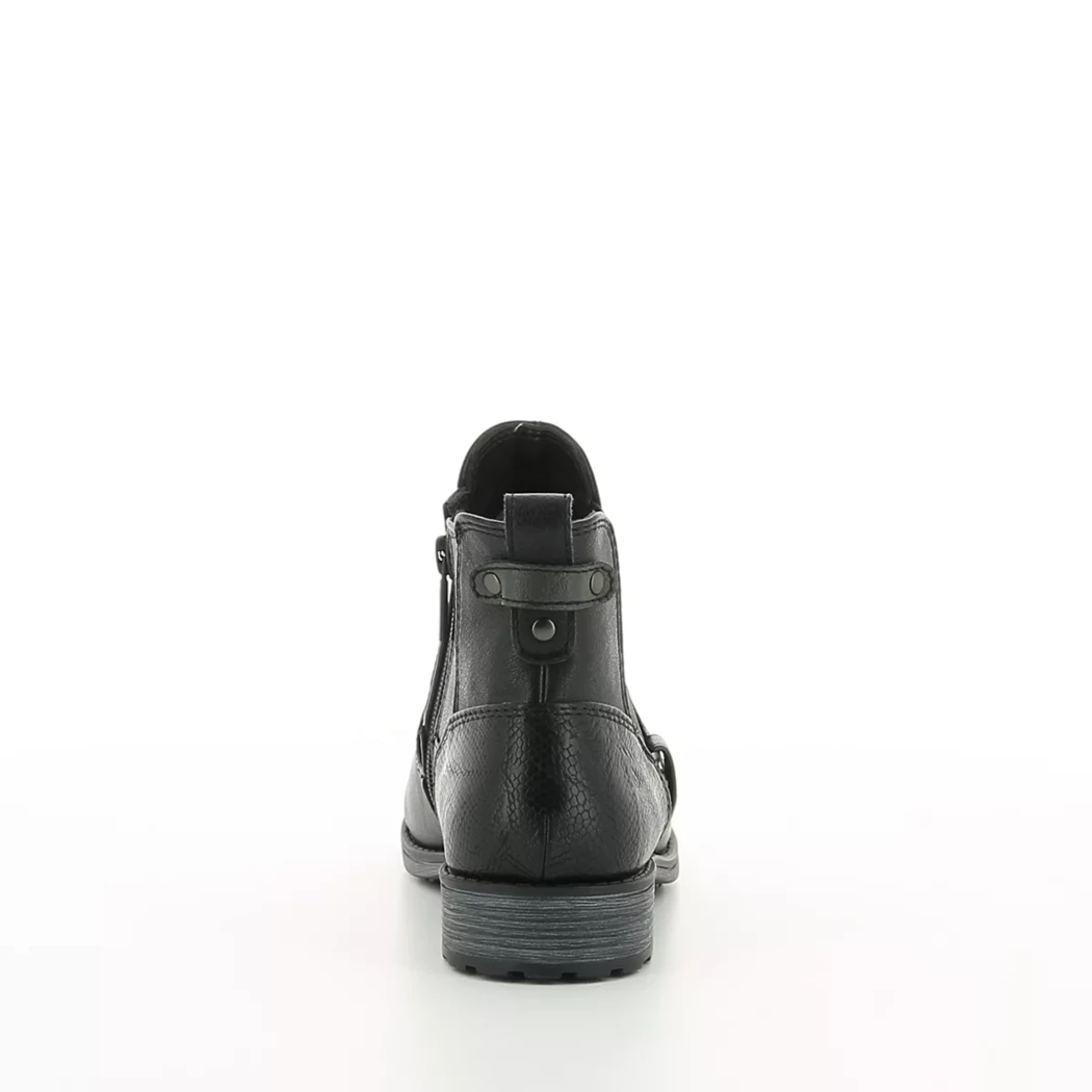Image (3) de la chaussures Mustang - Boots Noir en Cuir synthétique