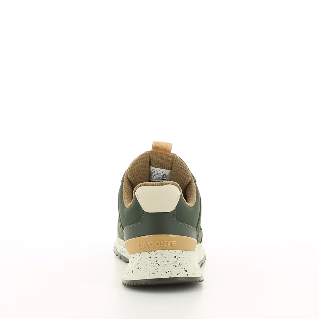 Image (3) de la chaussures Lacoste - Baskets Vert en Cuir nubuck